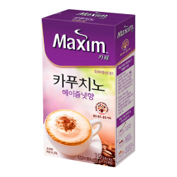 Кофе растворимый 3 в 1 Капучино со вкусом лесного ореха Maxim, 13 г х 10 п