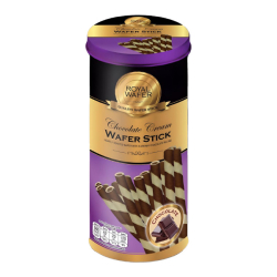 Трубочки вафельные Royal Wafer с шоколадной начинкой Vfoods, 125 г