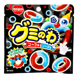 Мармелад со вкусом кока-колы и соды Meiji, 22 г