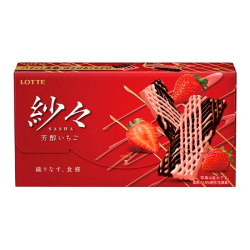 Шоколад Sasha с вкусом клубники Lotte, 69 г