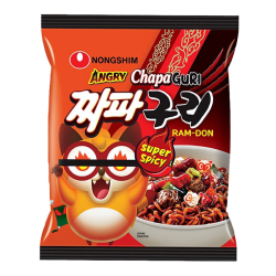 Лапша быстрого приготовления Чапагури супер острая Nongshim, пачка 140 г Лапша быстрого приготовления Чапагури супер острая Nongshim, пачка 140 г
