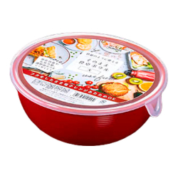 Бочонок с крышкой в красн