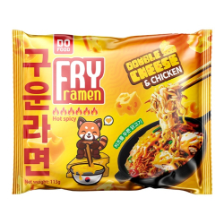 Лапша быстрого приготовления Fry Ramen со вкусом курицы и сыра Do Food, пачка 112 г