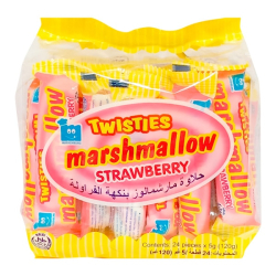 Маршмеллоу Twisties со вкусом клубники Markenburg, 120 г