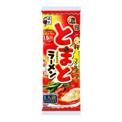 Лапша тонкоцу-рамен Kabushiki с томатным бульоном на свиных косточках Itsuki, пачка 120 г