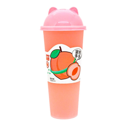 Фруктовый напиток с кусочками желе со вкусом персика Lebin, 620 мл