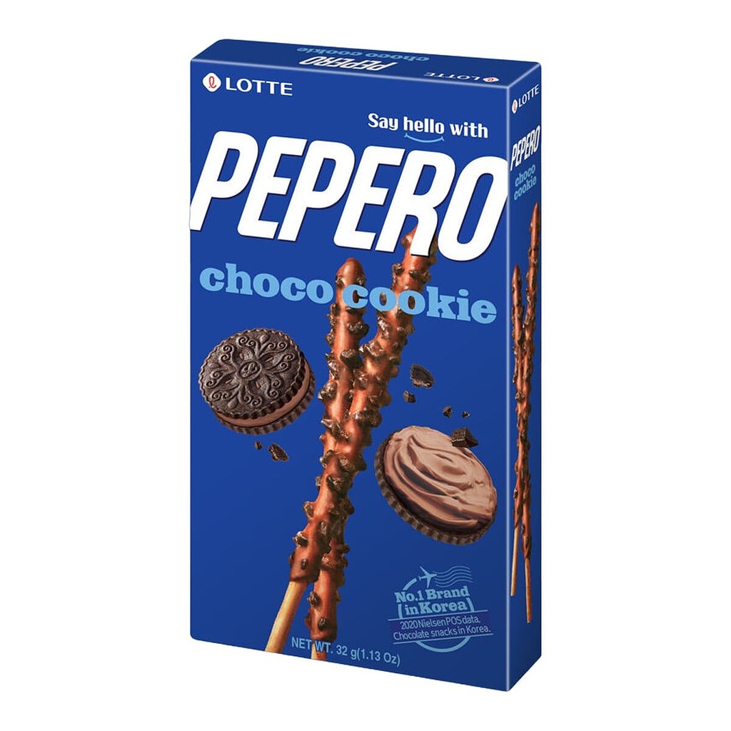 Соломка Pepero Choco Cookie в шоколадной глазури Lotte, 32 г купить с  доставкой в интернет-магазине Korfood.ru