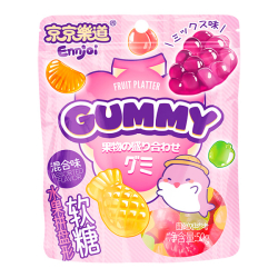 Конфеты желейные Gummy в форме фруктов GuandongLefen, 50 г