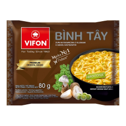 Лапша быстрого приготовления Бин Тай Премиум Vifon, пачка 80 г