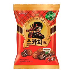 Карамель леденцовая Scotch Candy со вкусом кофе Lotte, 157 г