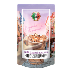Напиток концентрированный для приготовления коктейля со вкусом карамельный макиато Baba, 190 мл