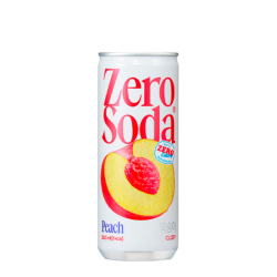 Напиток газированный Zero Soda вкус персика Cloop, 250 мл