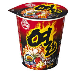 Лапша быстрого приготовления Ёль Рамён Ottogi со вкусом острого перца, стакан 62 г