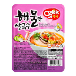 Лапша быстрого приготовления рисовая с морепродуктами острая Cooksi, чашка 92 г
