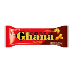 Шоколадный батончик Ghana с орехом Lotte, 45 г
