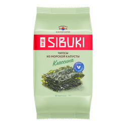 Чипсы из морской капусты Sibuki Стандарт, 17 г