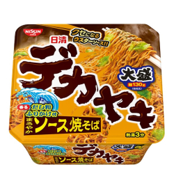 Лапша быстрого приготовления якисоба со свининой и вустерским соусом Nissin, чашка 157 г