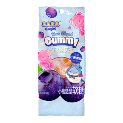Конфеты желейные Gummy в форме медведя со вкусом черники GuandongLefen, 50 г