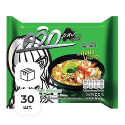 Лапша быстрого приготовления со вкусом острой креветки Wai Wai, пачка 55 г х 30 шт