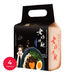 Лапша быстрого приготовления сухая Шиитаке Джиджанг Mom’s Dry Noodle, пачка 472 г Лапша быстрого приготовления сухая Шиитаке Джиджанг Mom’s Dry Noodle, пачка 472 г