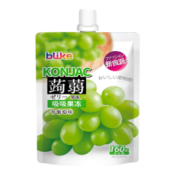 Желе конняку со вкусом зеленого винограда Blike, 160 г