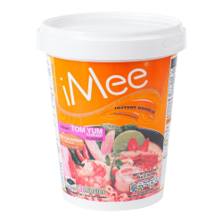 Лапша быстрого приготовления со вкусом супа Том Ям с креветками iMee, стакан 65 г