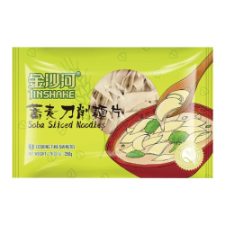 Лапша гречневая Соба нарезанная Jinshahe, пачка 250 г