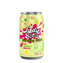 Напиток баббл-ти Lady Boba со вкусом груши и дыни Madam Hong, 320 мл