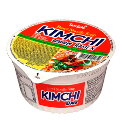 Лапша быстрого приготовления Kimchi Ramen со вкусом кимчи Samyang, чашка 86 г Лапша быстрого приготовления Kimchi Ramen со вкусом кимчи Samyang, чашка 86 г
