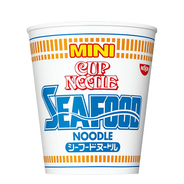 Лапша быстрого приготовления со вкусом морепродуктов мини Nissin, стакан 38 г