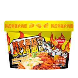 Лапша быстрого приготовления сырная в корейском стиле с ттокпокки Yingyangweishi, чашка 176 г