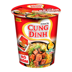 Лапша быстрого приготовления Pho Ha Noi со вкусом говядины Cung Dinh, стакан 64 г