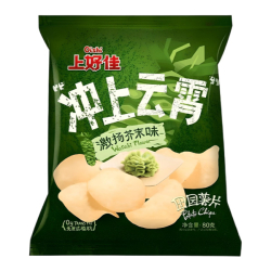 Чипсы со вкусом васаби Oishi, 80 г