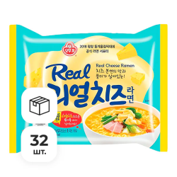 Лапша быстрого приготовления с сырным соусом Ottogi, пачка 135 г х 32