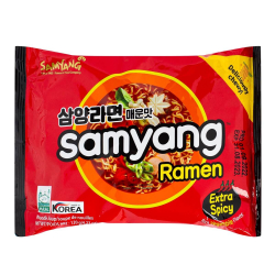 Лапша быстрого приготовления Рамен с острым вкусом Samyang, пачка 120 г