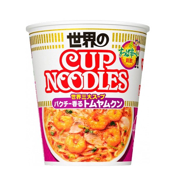 Лапша быстрого приготовления со вкусом Том Ям Nissin, стакан 75 г