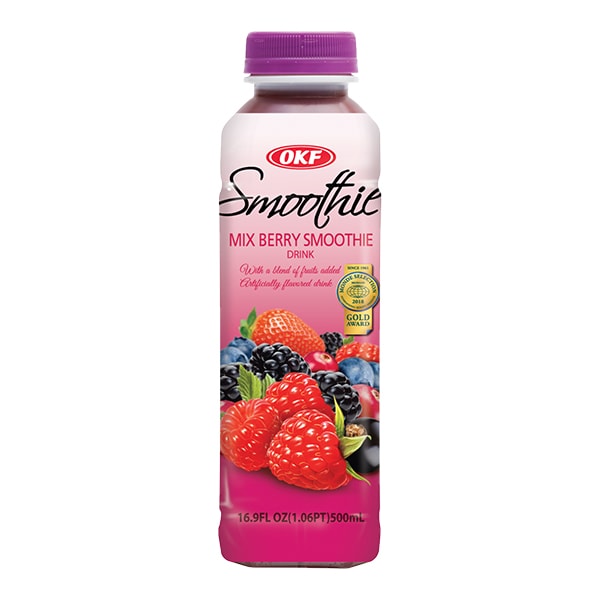 Напиток Смузи Mix Berry (смородина, черника, ежевика, клубника, клюква, малина) OKF, 500 мл