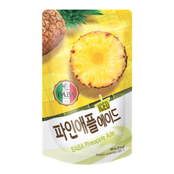 Напиток концентрированный для приготовления коктейля со вкусом ананаса без сахара Baba, 190 мл