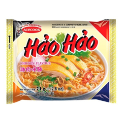 Лапша быстрого приготовления Hao Hao со вкусом курицы Acecook, пачка 74 г
