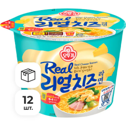 Лапша быстрого приготовления с сырным соусом Ottogi, чашка 120 г х 12 шт