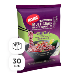 Лапша быстрого приготовления со вкусом лайма и чили Перпл Koka, пачка 60 г х 30 шт