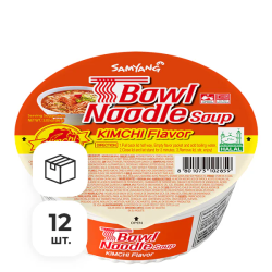 Лапша быстрого приготовления Kimchi Ramen со вкусом кимчи Samyang, чашка 86 г х 12 шт