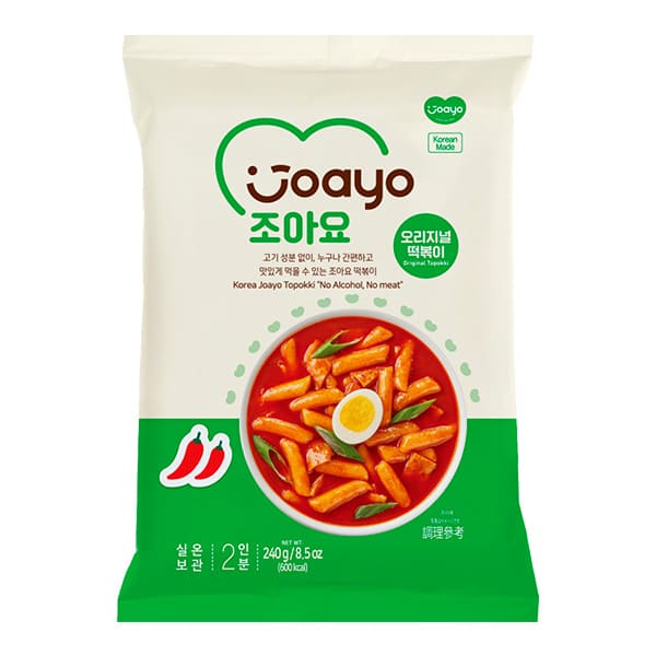 Рисовые клёцки ттокпокки с оригинальным соусом Joayo, пачка 240 г