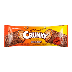 Шоколадный батончик Crunky хрустящий Lotte, 30 г