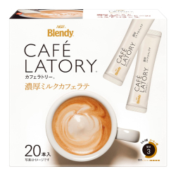 Кофе растворимый с молоком и сахаром Латте Blendy AGF, 10,5 г х 20 п