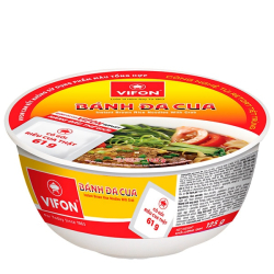 Рисовая лапша-суп быстрого приготовления со вкусом краба Vifon, чашка 125 г