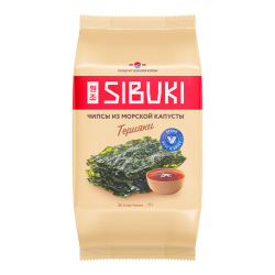 Чипсы из морской капусты Sibuki Терияки, 17 г