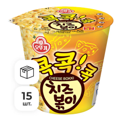 Лапша быстрого приготовления Чиз Бокки Ottogi, стакан 55 г х 15 шт