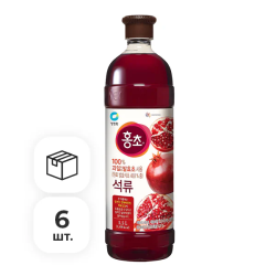 Концентрированная смесь для напитков Hong-Cho Гранат Daesang, 1500 мл х 6 шт