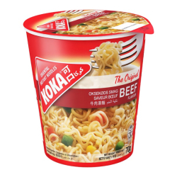 Лапша быстрого приготовления со вкусом говядины Ориджинал Koka, стакан 70 г Лапша быстрого приготовления со вкусом говядины Ориджинал Koka, стакан 70 г